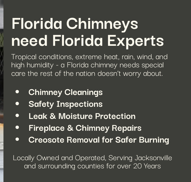 Rusted chimney cap and pan — Florida chimneys need local expertise