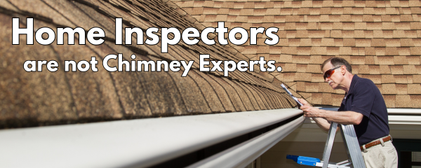 Home inspector reviewing property