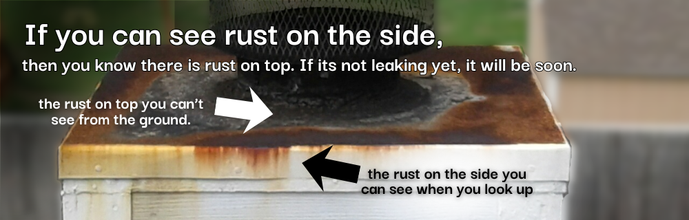 If you can see rust on the side of your chimney